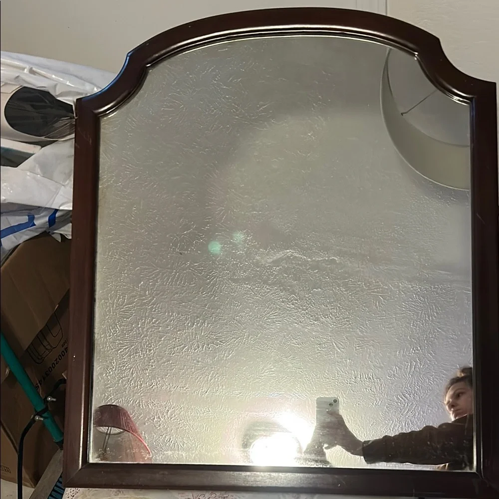 Elegant Brown Wall Mirror